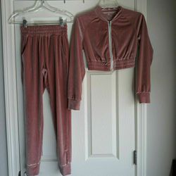 S Cute Soft Pink Jumpsuit Woman Small