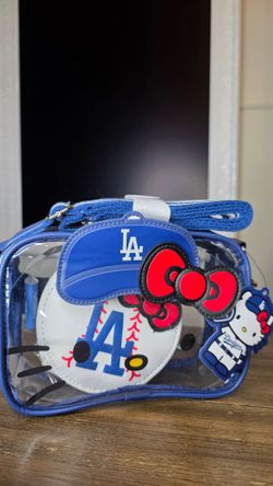 Dodgers x Hello Kitty Adjustable Crossbody Bag With Coin Purse