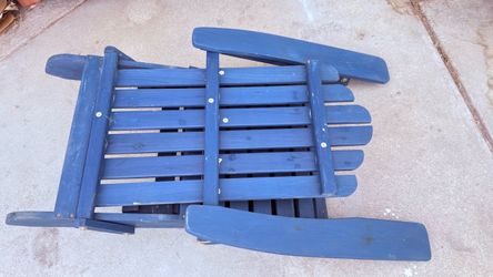 Chair Foldable Adjustable Back, color blue, Chair Stackable