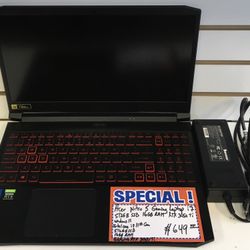 Acer Nitro 5 Gaming Laptop i7 512GB SSD 16GB RAM RTX3050Ti