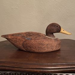 Vintage Hand Carved Duck Decoy