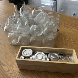 Ikea spice jars/ glass