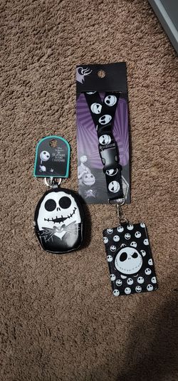 Disney Nightmare Before Christmas Landyard & Coin Bag