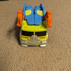 Transformers Rescue Bots Salvage Garbage Truck Figure Hasbro Playskool Heroes Rare