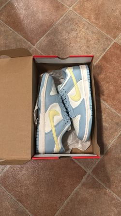Ocean Bliss Blue Yellow Dunk Low Size 9 Women Brand New 