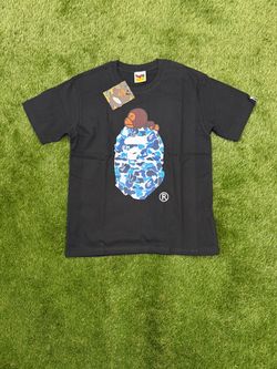 Bape Blue Camo Black Tee