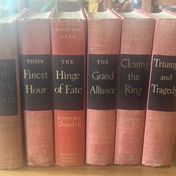 6 Volume Winston Churchill History Of World War 11
