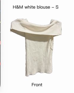 H&M  white blouse - S