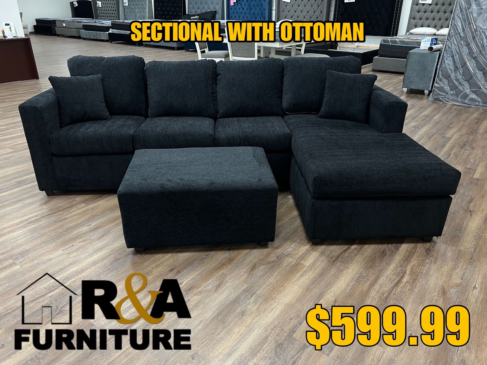 SECTIONAL WITH OTTOMAN 