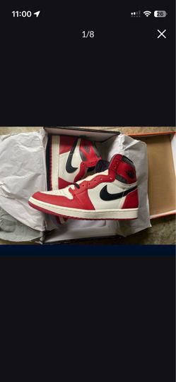 AJ 1 Retro High OG 'Chicago Lost & Found' SZ 10⬇️