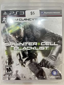 PS3 Games Tom Clancy’s Splinter Cell Blacklist 