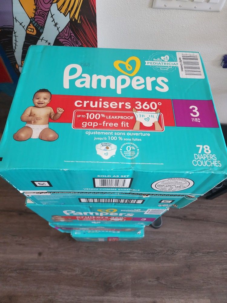 Pampers Cruisers Size 3 78 Count Diapers 
