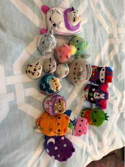 Mini Squishmallows and Cats versus pickles