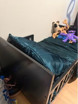 Toddler Bed Frame and Mattress