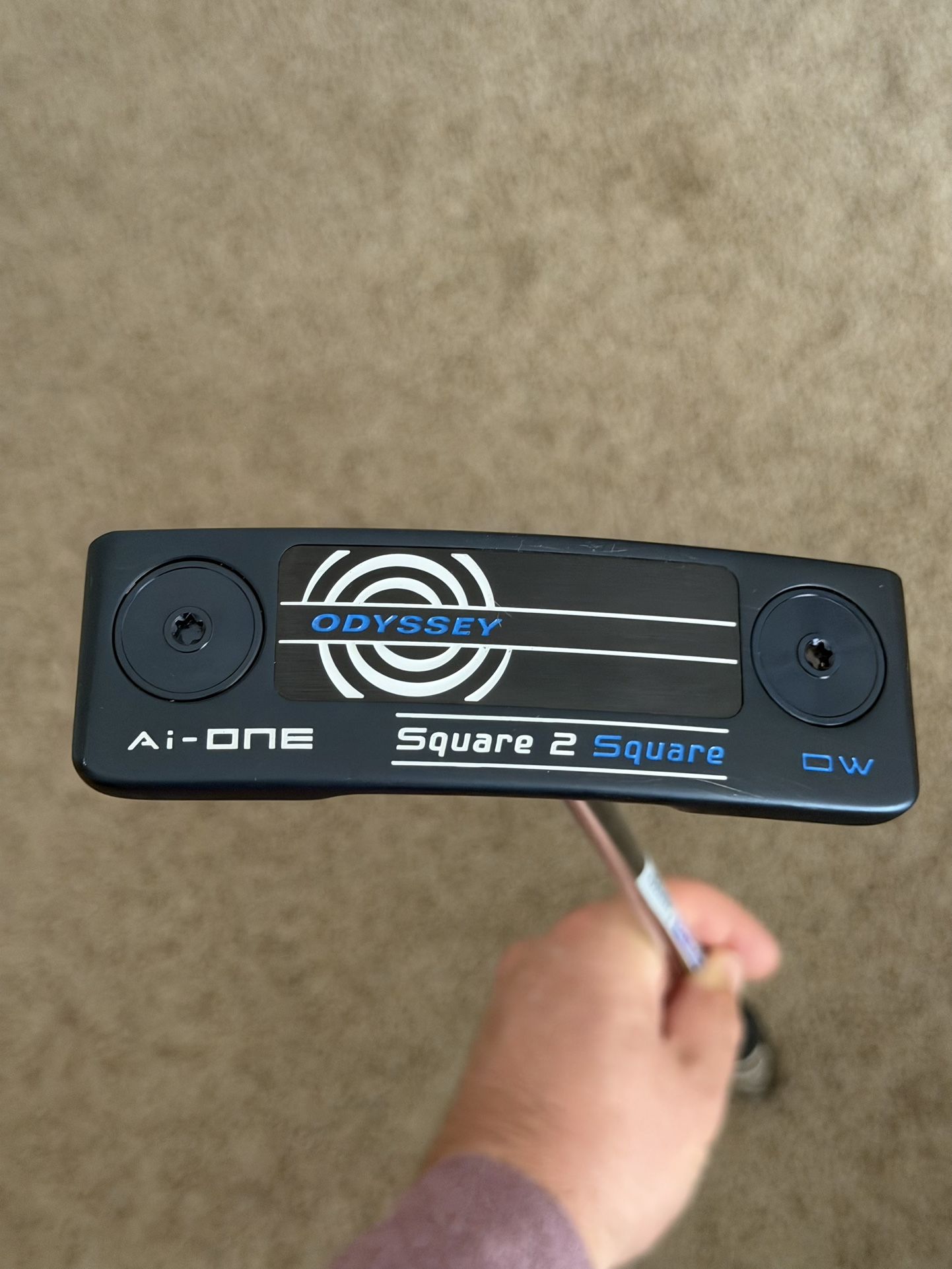 Odyssey Square To Square Center Shafted Putter RH MINTY!