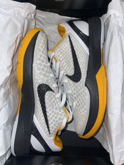 Kobe 6 Protro Playoff Pack White Del Sol Size 6.5