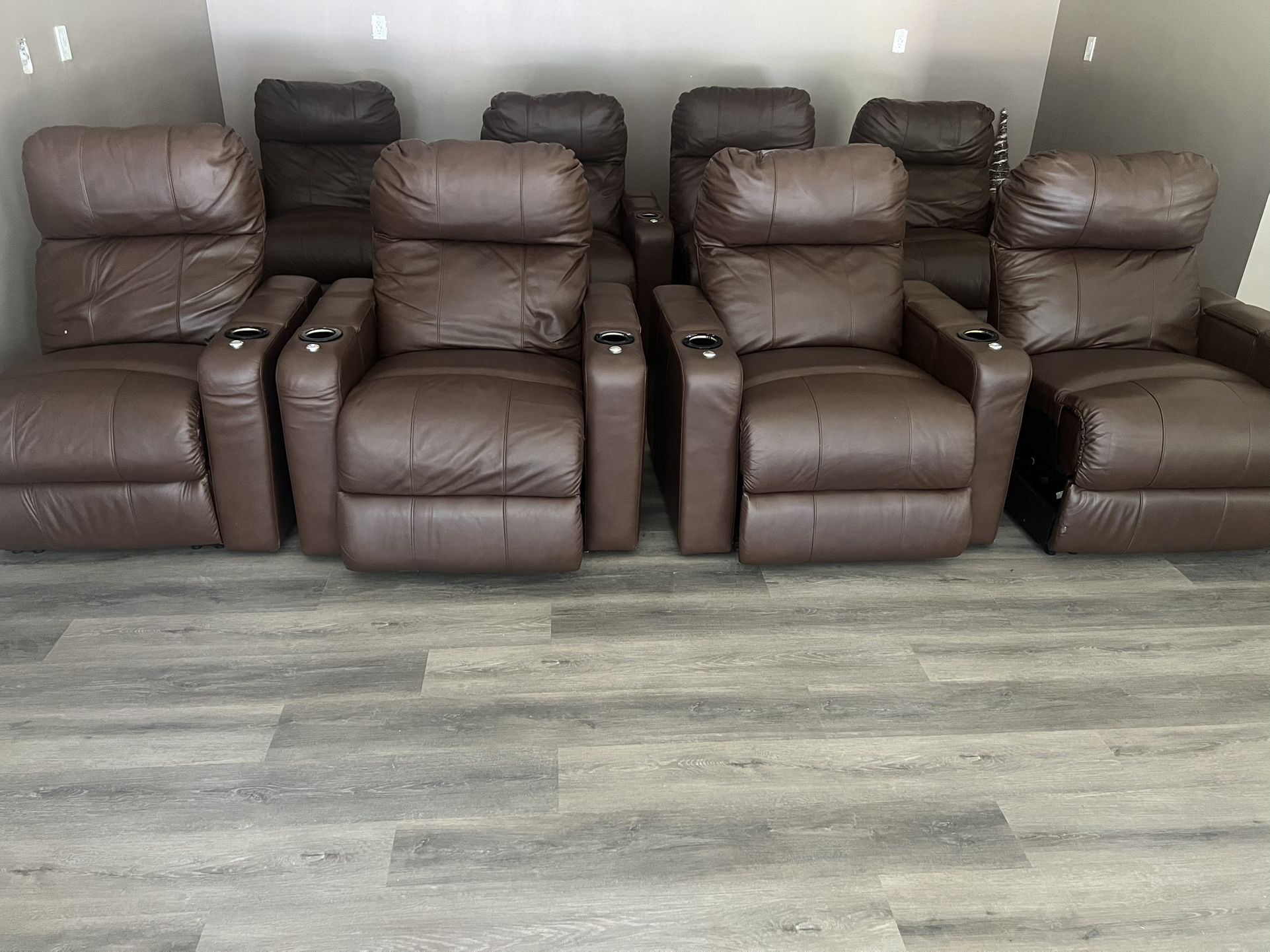 Theatre Reclining Electrical Chairs - Fully Functional With Aux Input