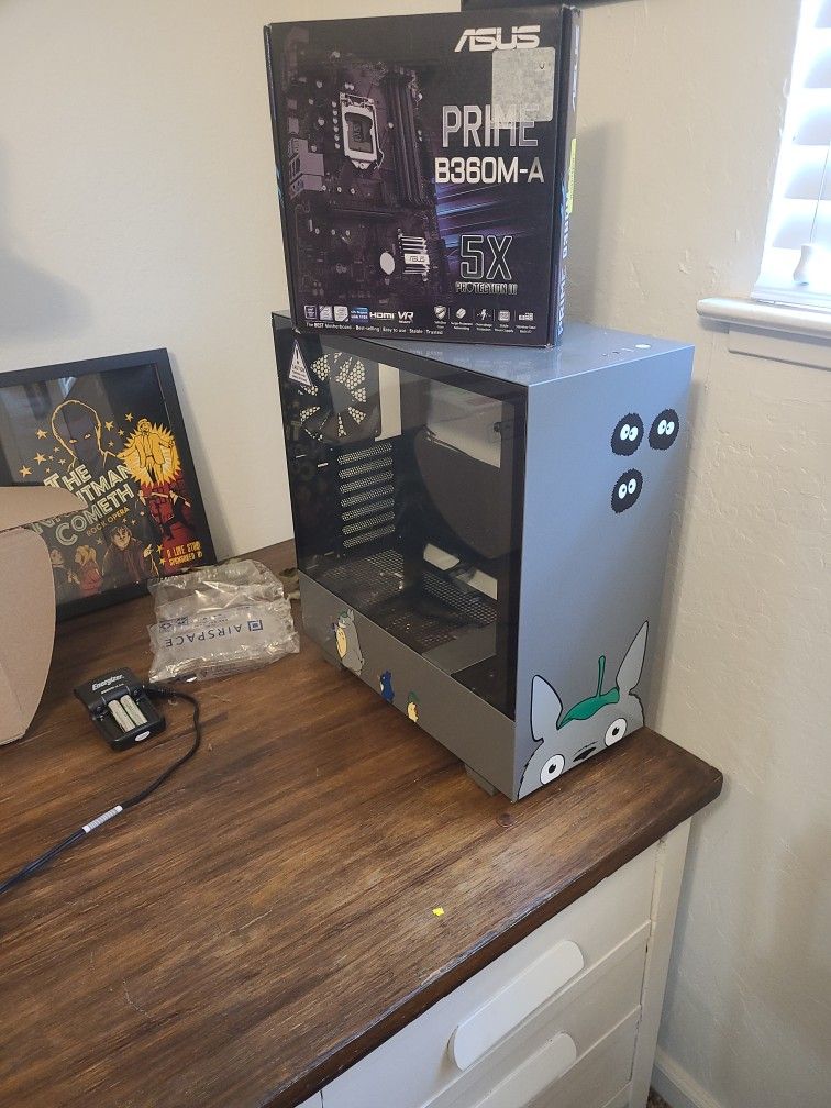 Custom Totoro Nxzt Case With Motherboard