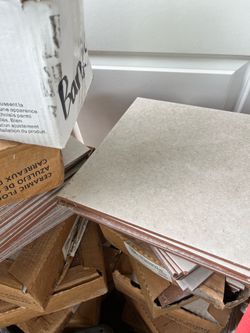boxes of tile for floor