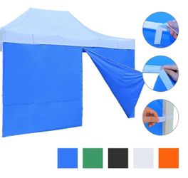 Canopy Tent Wall with Zipper 1pc 15x7ft Canopy Sidewall (Color Options) - Weather Sun Protection - Independence Day Sale