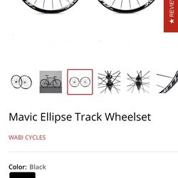 Mavic Ellipse Track Wheelset 700c