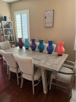Spinning two color Vase