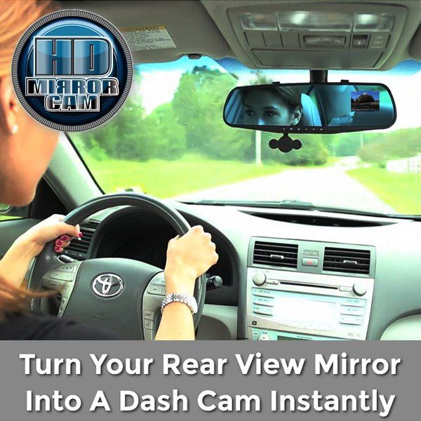 Front/Rear HD Mirror Cam 360 Rotating View 16gb Scan Disk Included AS SEEN ON TV