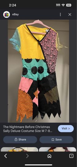 Sally costume size 6