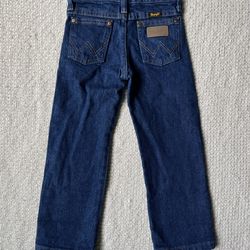 Wrangler Slim Fit Jeans – Kids Size 4 (Dark Wash)