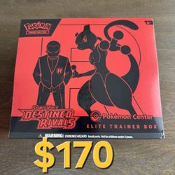 Destined Rivals Pokemon Center Etb Sealed