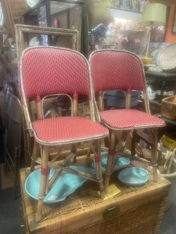 Vintage French bistro chair $50 each Maison drucker made in france