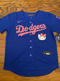 Youth Blue Los Angeles dodgers shohei Ohtani hello kitty jersey