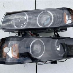 92-98 Bmw E36 3 Series LED DRL Projector Headlights Luces Calaveras Micas Faros Focos Faroles Headlamps 