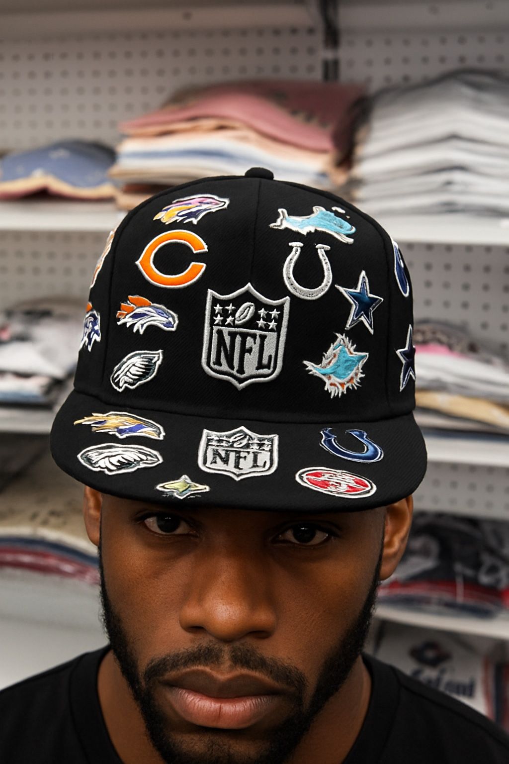 New Era NFL Team Logos 59Fifty Fitted Cap 7 1/4