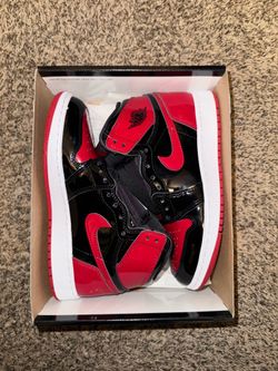 Air Jordan 1 Retro High Patent Bred GS