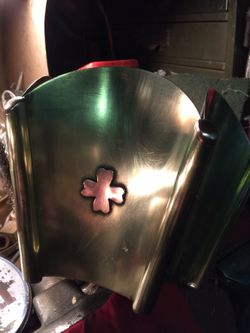 6-Sided-4leaf Clover Lucky Planter- Very Heavy