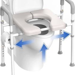 Brand New Raised Toilet Seat with Handles