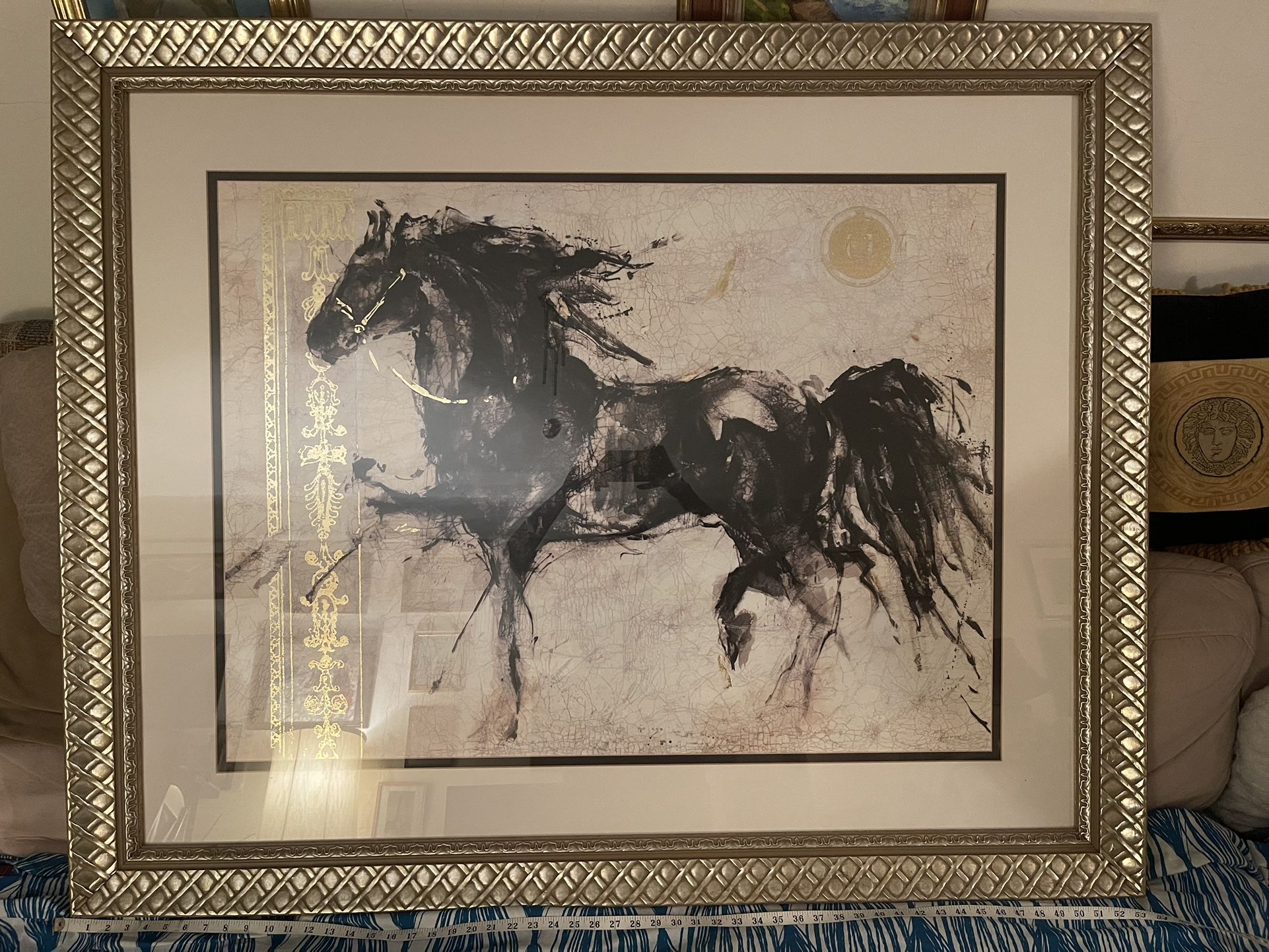 Huge 44x54 LEPA ZENA by MARTA GOTTFRIED - STALLION HORSE MARE PONY on CANVAS