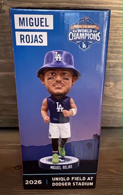 Los Angeles Dodgers Miguel Rojas 5k run Bobblehead