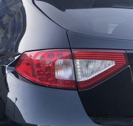 Wrx/Sti Hatchback Taillights W/Connectors + Red Overlays + Led Reverse Light 