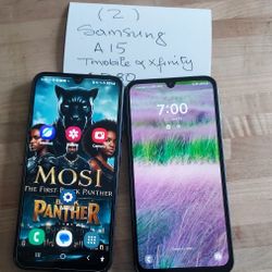 (2) A15. XFINITY & TMOBILE 