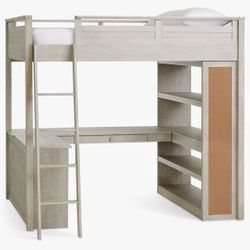 Pottery Barn Sleep And Study Loft Bed 