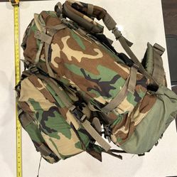 Backpack - Military Woodland Camouflage
