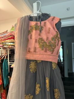 3 Pieces Indian Lehanga And Choli With Duptta