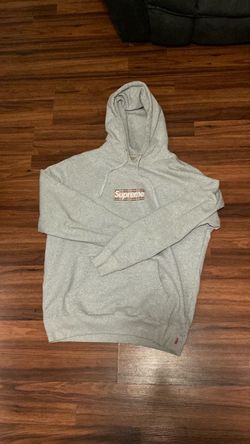 Supreme burberry hoodie large