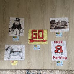 Monopoly Photographic Mosaics montage 5 Piece Set