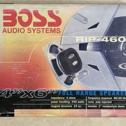 Old School Boss Brand Car Speakers 4x6