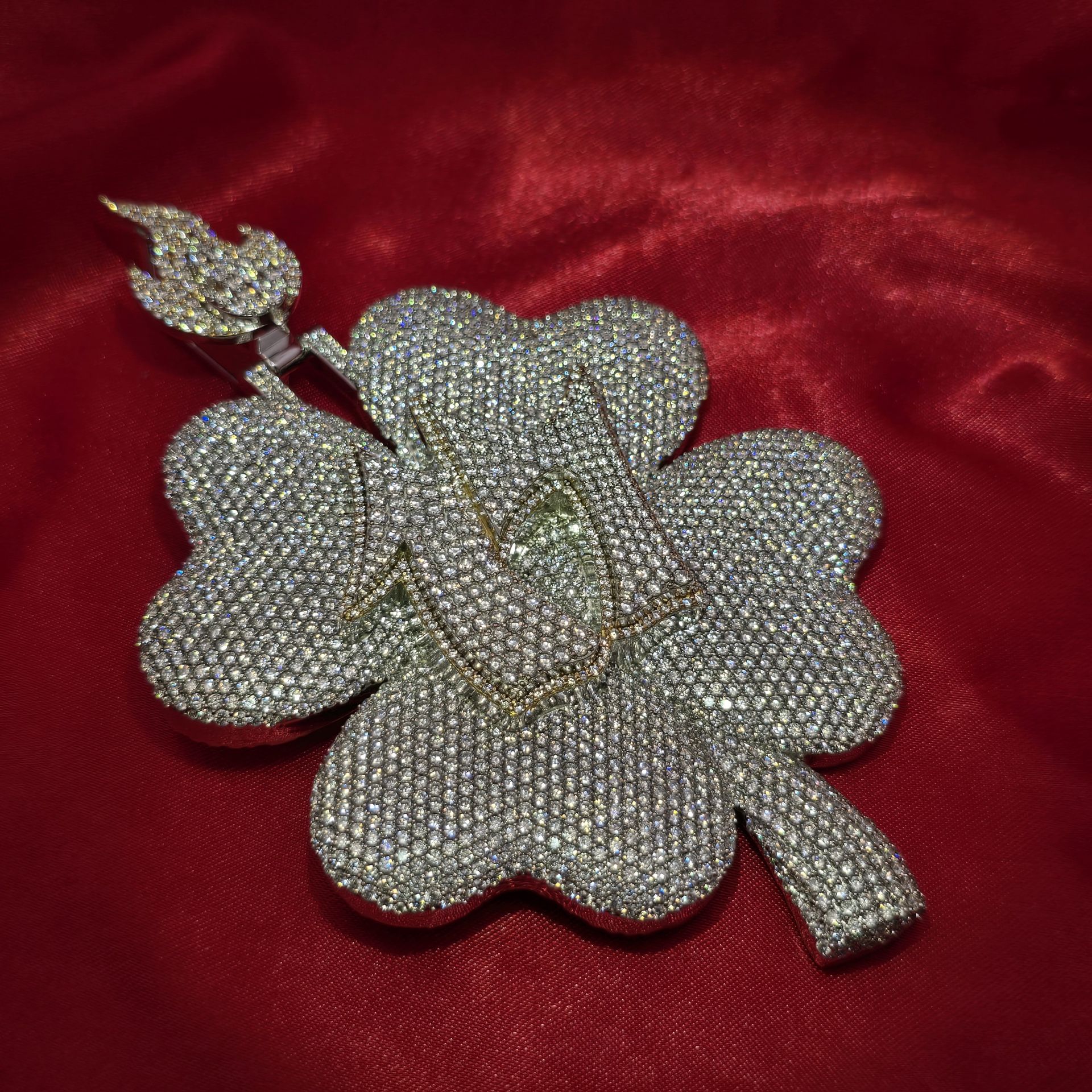 Moissanite Custom Pendant