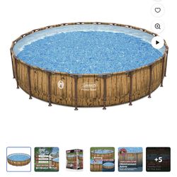 Coleman 52”x22’  Pool Used Once 