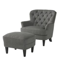 Accent  Chair & Ottoman (Two Sets)